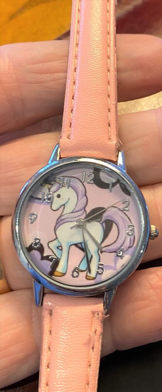 Women's 34mm silver Tone Watch, Pony Pattern on Face